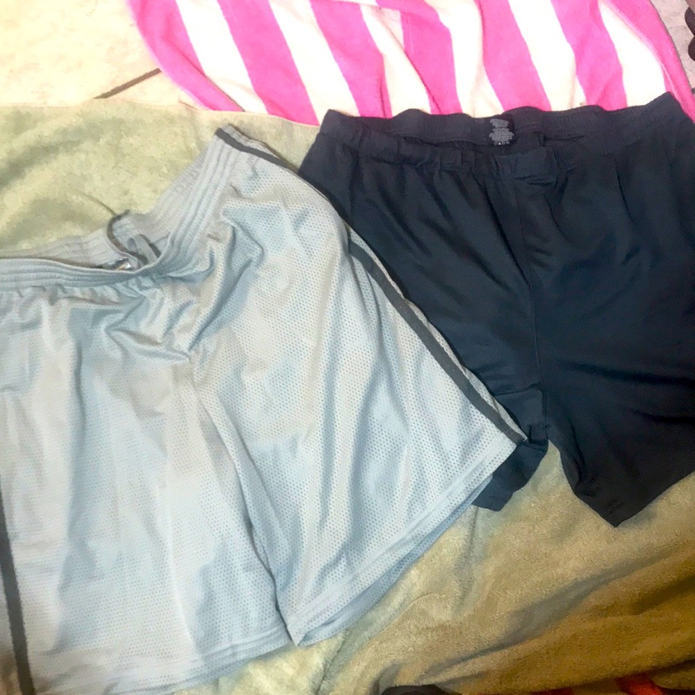 Champion and starter shorts